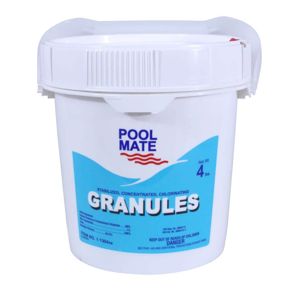 Pool Mate 4 lb. Pool Concentrated Chlorinating Granules