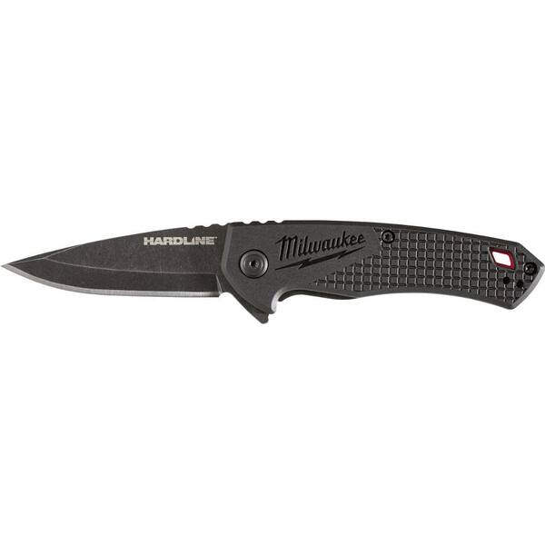 Milwaukee - M12 12-Volt Lithium-Ion Cordless LED Metal Flashlight with 3 in. Hardline Knife