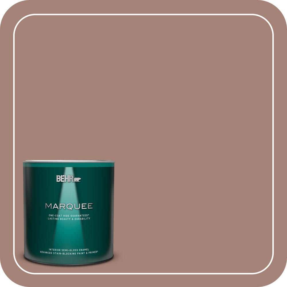 1 qt. Home Decorators Collection #HDC-NT-07 Hickory Branch Semi-Gloss Enamel Interior Paint & Primer -  BEHR MARQUEE, ZZ060008