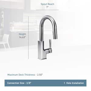 STO Single-Handle Bar Faucet Featuring Reflex in Brushed Gold