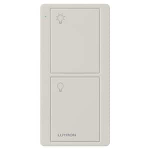 Pico Smart Remote (2-Button On/Off) for Caseta Smart Switch, Light Almond (PJ2-2B-GLA-L01)