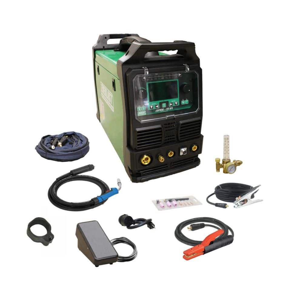 Everlast 200 Amp LightningMTS 225 IGBT Digital Inverter AC-DC MIG/TIG ...