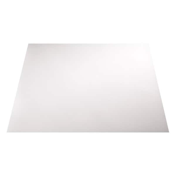 FASÄDE Panel de techo adhesivo de vinilo decorativo de 2 x 4 pies, estilo  tradicional / patrón 10 en blanco brillante (paquete de 5)