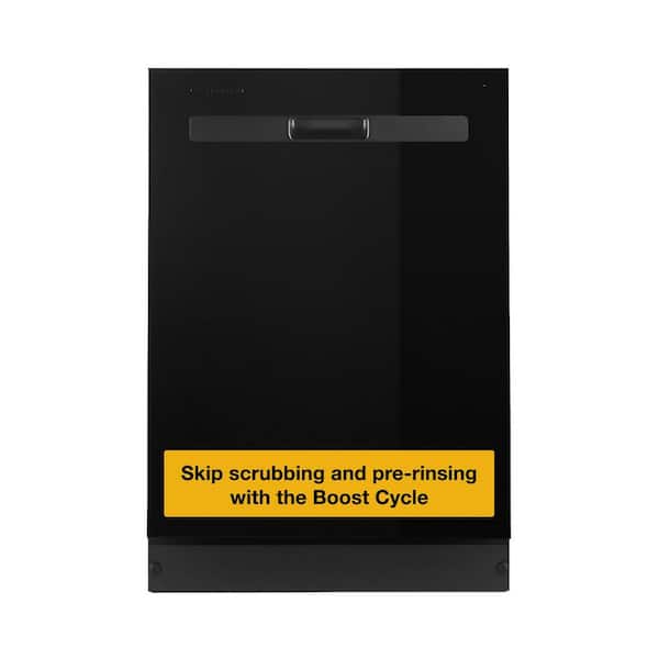 24 in. Top Control Built-In Tall Tub 55 dBA Dishwasher in Black with Boost Cycle and Triple Filtration Wash, Eco Series
