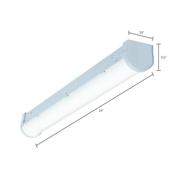 Metalux 2 ft. Linear White Integrated LED Ceiling Strip Light with 1000  Lumens, 4000K, Dimmable 2SLSTP1040DD-12 - The Home Depot
