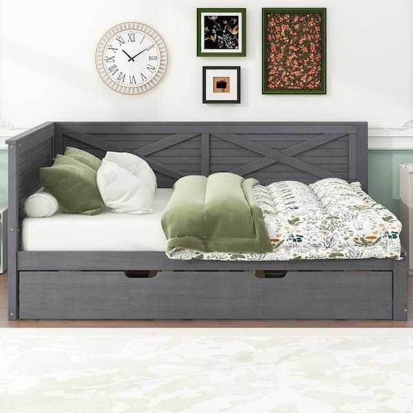 Rustic wood daybed online