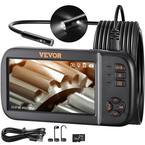3-Lens Borescope Inspection Camera 4.5 in. Screen Endoscope Sewer Camera with Drain Snake 10-LED Light for Auto Plumbing