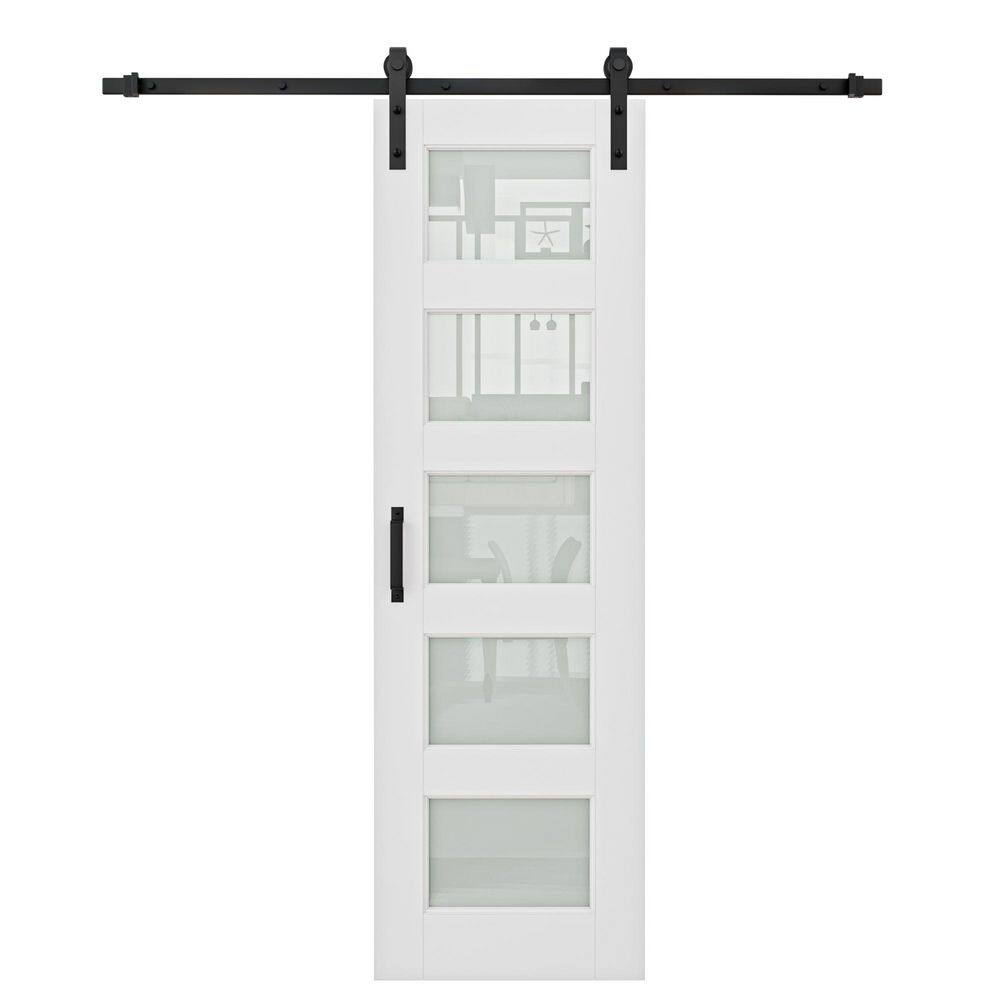 Reviews for ARK DESIGN 24 in. x 80 in. Waterproof 5-Lite Tempered ...