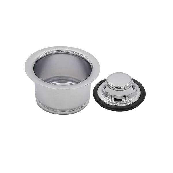 Westbrass d2082s-05 Insinkerator Style Extra-Deep Disposal Flange and Strainer - Polished Nickel