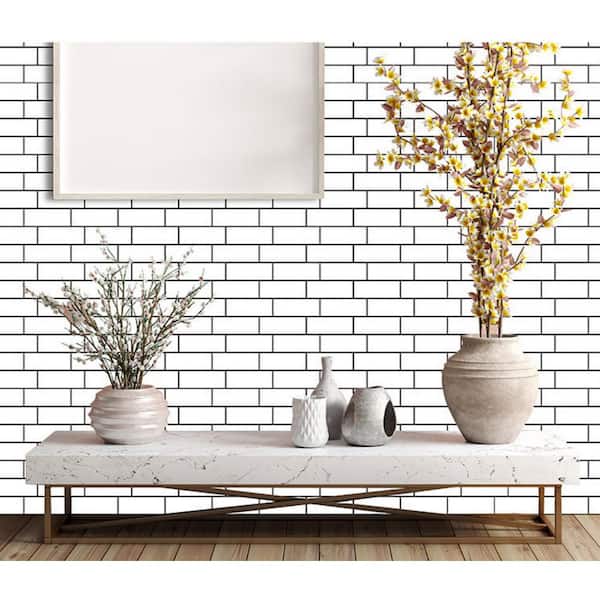3D PVC Peel and Stick Mosaic Tile Sticker, B01, 12 in. x 12 in. (Set of 20)