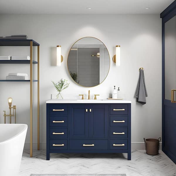 PROOX GlamourAura 48 in. W x 22 in. D x 39.24 in. H Single Sink
