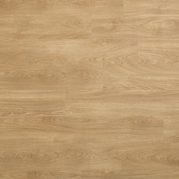 Mohawk Basics Sandy Brown 20 mil T x 7.5 in. W x 52 in. L Glue down Waterproof Vinyl Plank Flooring (36.22 sqft/case)