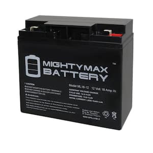 12-Volt 18 Ah F2 Terminal Rechargeable Sealed Lead Acid (SLA) Battery