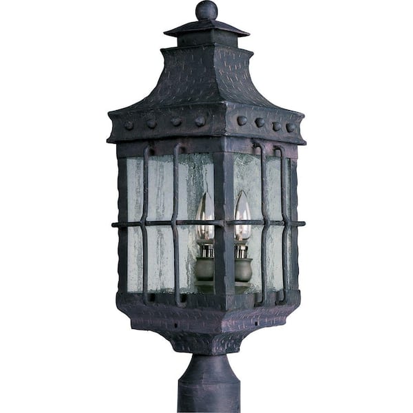 Maxim Lighting Nantucket 3 Light, How To Straighten An Outdoor Lamp Post