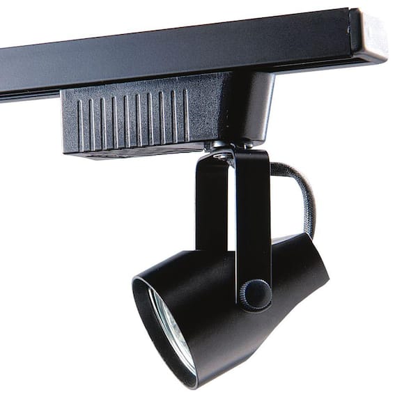 Designers Choice Collection 301 Series Low-Voltage MR16 Black Pinch Back Track Lighting Fixture