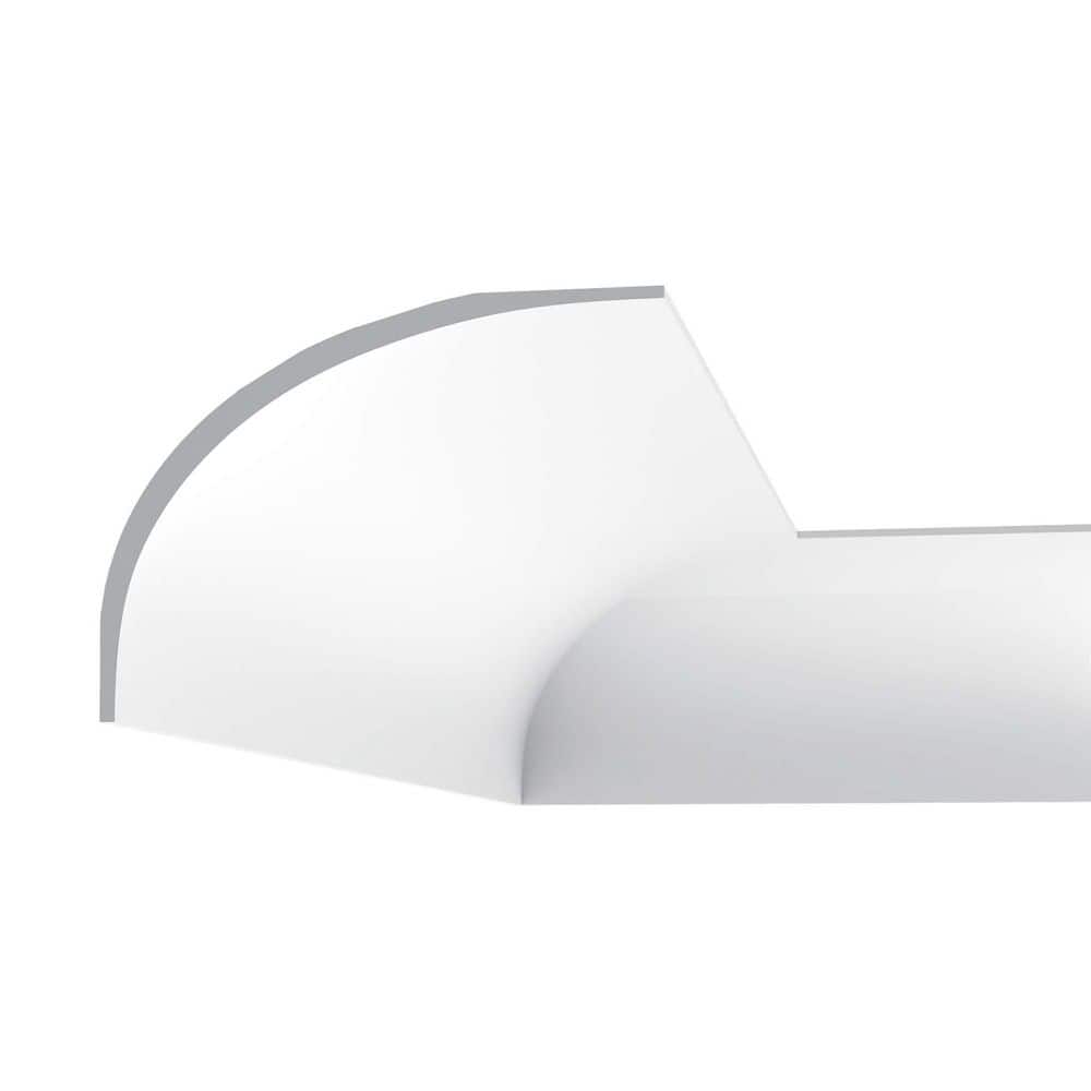 White Polyurethane Crown Moulding 78" x 10-1/2"