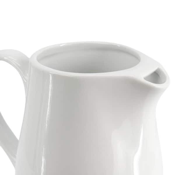 Ceramics Creamer Pitcher 12 oz White 