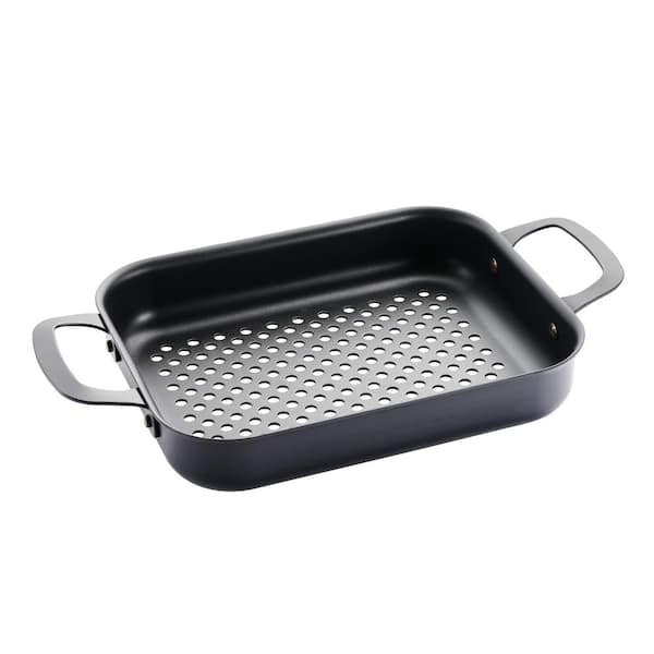 Tramontina 11 in. Rectangular Carbon Steel Grill Pan