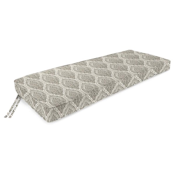 Jordan Manufacturing 47 in. L x 17 in. W x 3 in. T Outdoor Bench Cushion in Andorra Umber