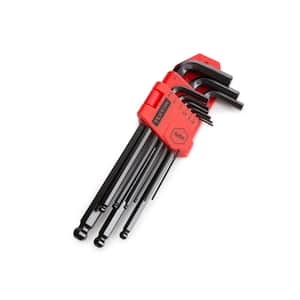 1.5-10 mm Long Arm Ball End Hex Key Wrench Set (9-Piece)