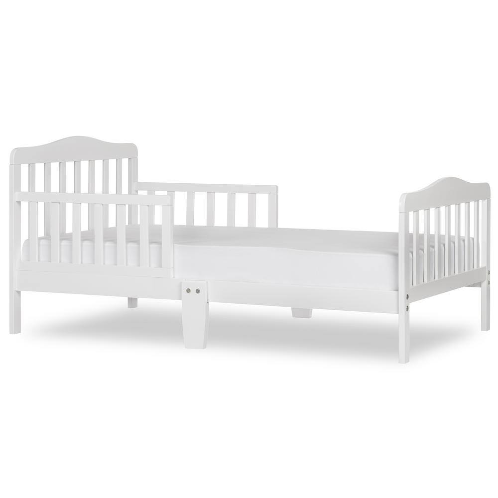 Dream On Me Classic Design White Toddler Bed 624-W - The Home Depot