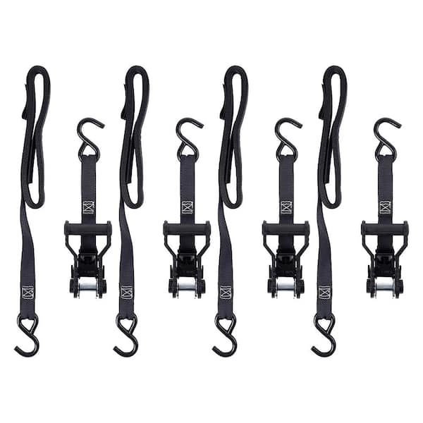4 Pack Keeper 05504 8 x 1.25 Ratchet Tie-Down