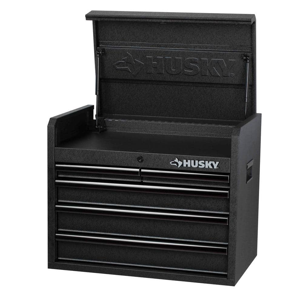 Husky 26 in. W x 15.9 in D Standard Duty 5-Drawer Top Tool Chest in ...