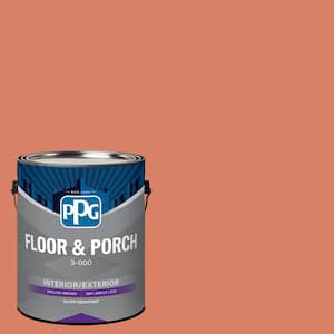 1 gal. PPG1192-6 Summer Sunset Satin Interior/Exterior Floor and Porch Paint
