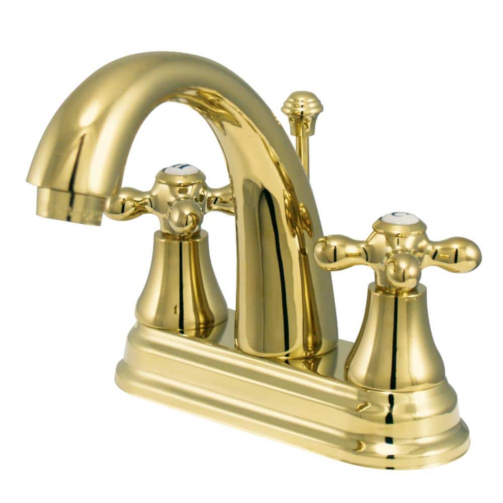 Polished Brass Kingston Brass Centerset Bathroom Faucets Hks7612ax 64 1000 