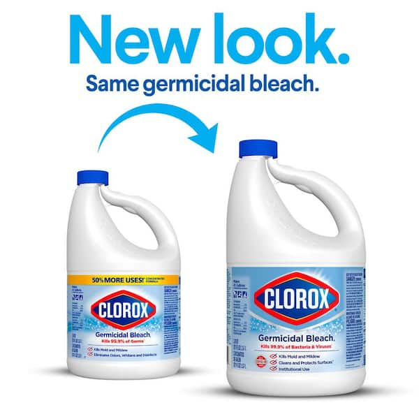 Clorox 81 oz. Concentrated Regular Disinfecting Liquid Bleach Cleaner  4460032263 - The Home Depot