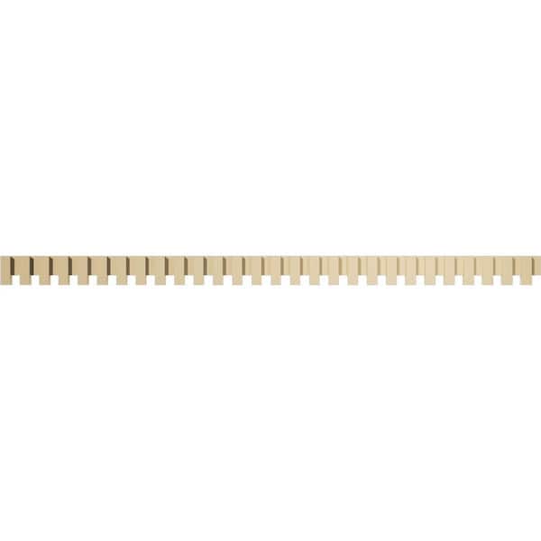 1 in. D x 5 in. W x 93.375 in. L Primed Polyurethane Panel Moulding