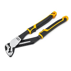 8 in. PITBULL K9 V-Jaw Dual Material Grip Tongue and Groove Pliers
