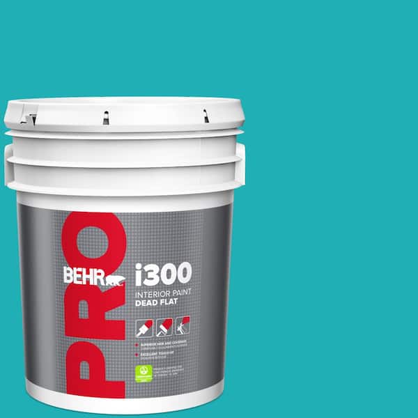 BEHR PRO 5 gal. #500B-5 Mermaid Treasure Dead Flat Interior Paint