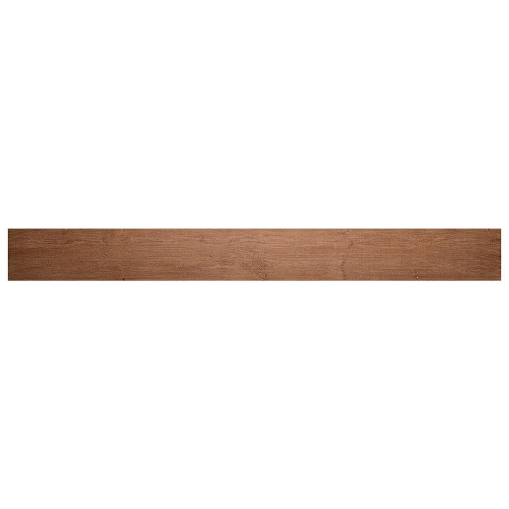Amber Red Rustic Pine Wood Plank Self-Adhesive Set