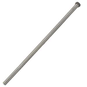 1/2 in. O. D. x 15 in. Corrugated Riser Supply Line for Faucet and Toilet, Stainless Steel