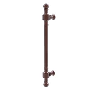 Retro Wave Collection 8 in. Center-to-Center Door Pull in Antique Copper