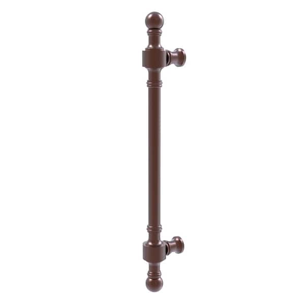 Allied Brass Retro Wave Collection 8 in. Center-to-Center Door Pull in Antique Copper