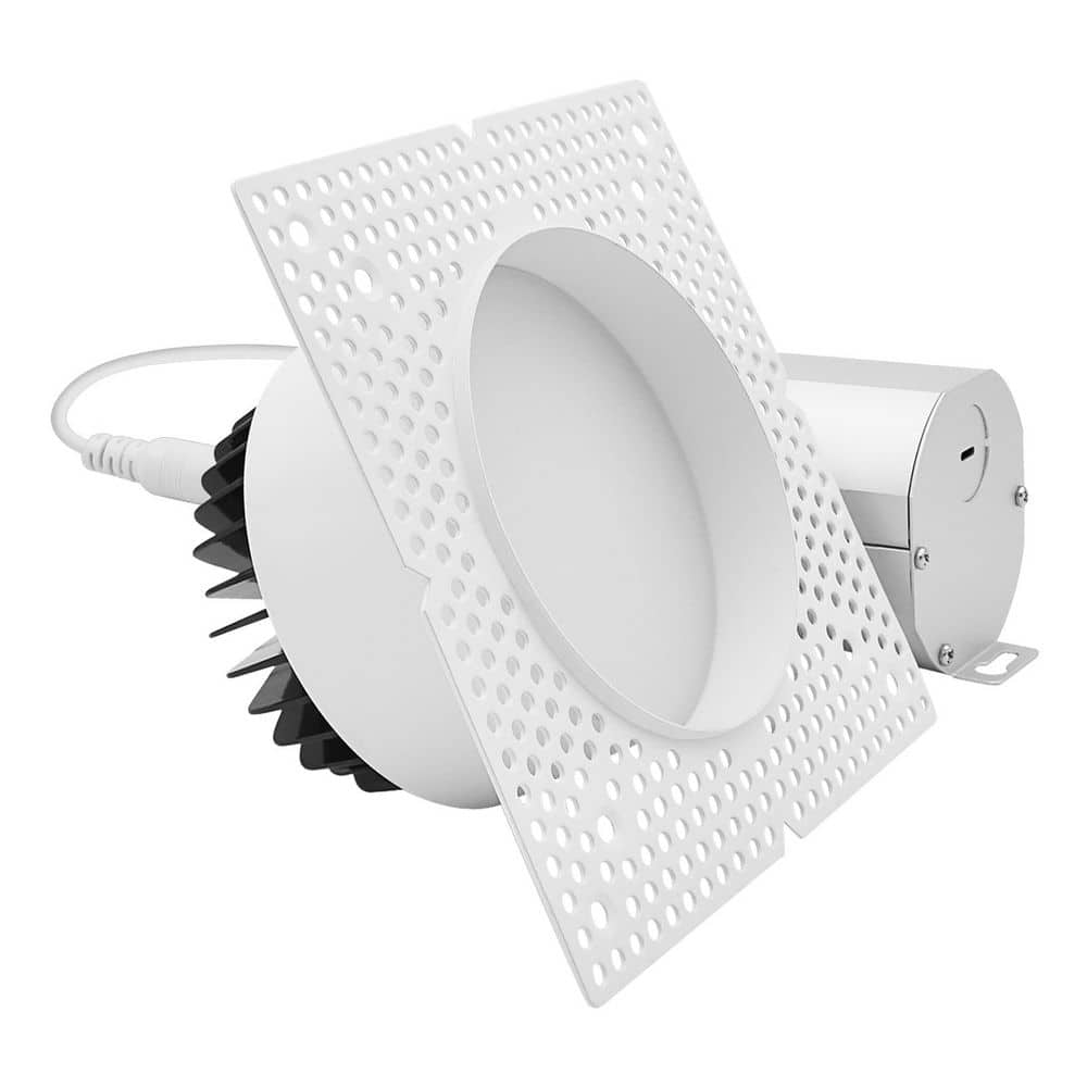 4 in. Integrated LED Regressed Trimless Spotlight, Push N’ Lock, 5CCT, 25W, 1950LM, Dimmable, CRI90, 120-277V ETL Listed price history on PriceWatchPro