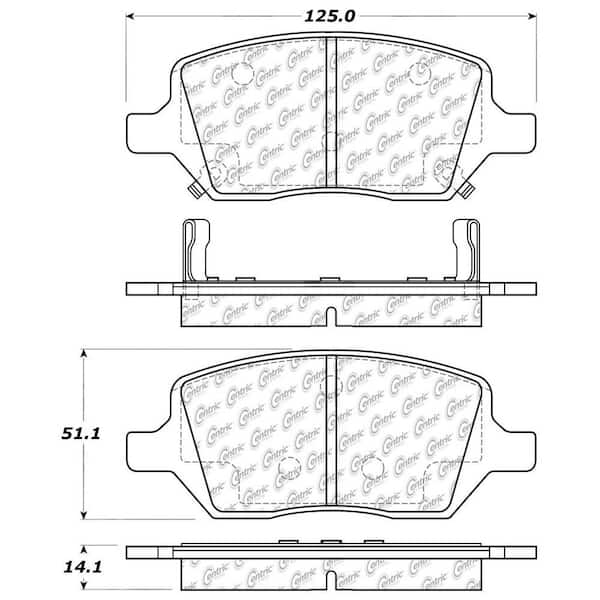 Centric Parts Disc Brake Pad Set