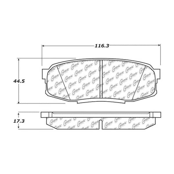 Centric Parts Disc Brake Pad Set