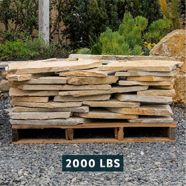 Southwest Boulder & Stone 16 in. x 12 in. x 2 in. 120 sq. ft. Gold