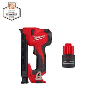 M12 12-Volt Lithium-Ion Cordless Cable Stapler With M12 Lithium Ion High Output 2.5 Ah Battery Pack