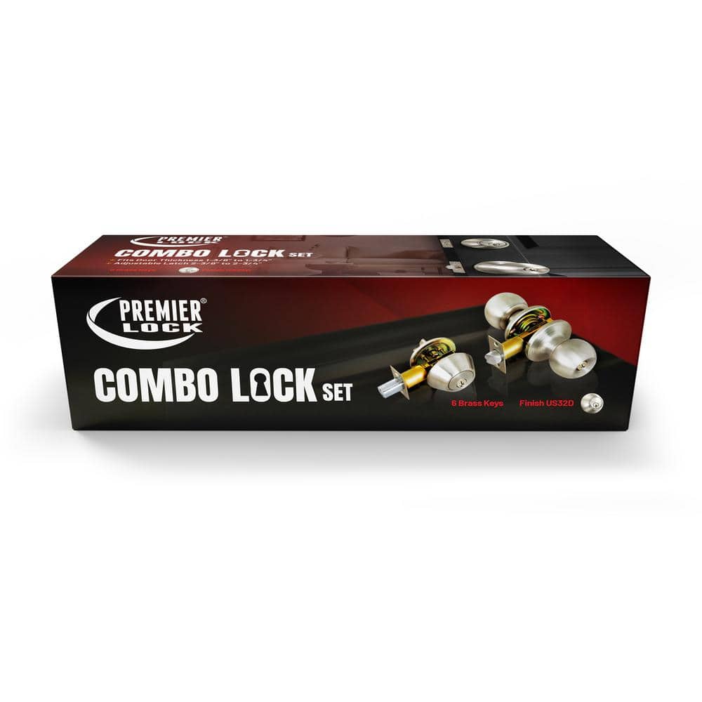 Matte Black Complete Entry Knob Set with Single Cylinder Deadbolt