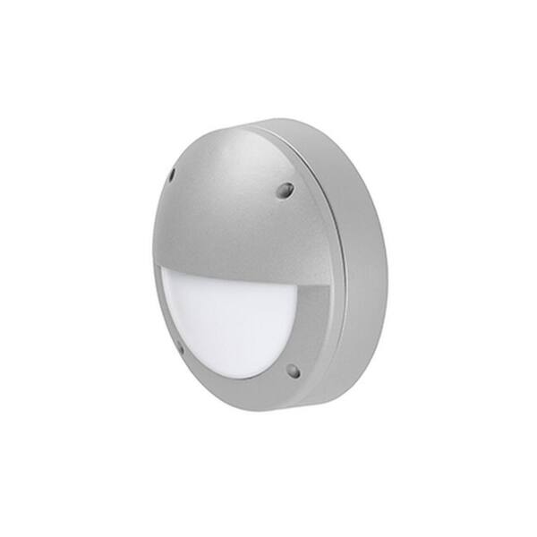 Radionic Hi Tech Troy Gray Outdoor Integrated LED Wall Mount Sconce