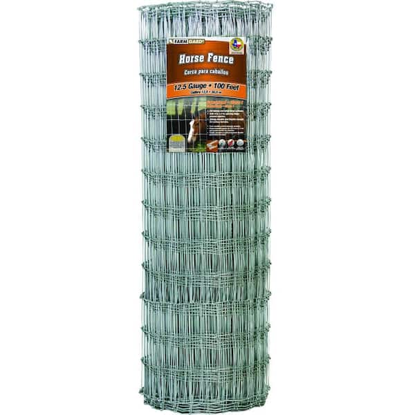 FARMGARD 48 in. x 100 ft. Galvanized Steel Class 1 Coating Horse Fence