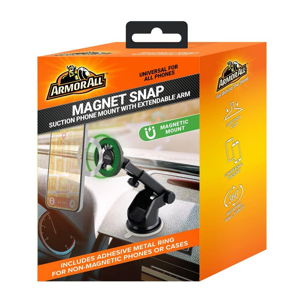 Magnetic Phone Mount for Car, Dashboard and Windshield Phone Holder with In