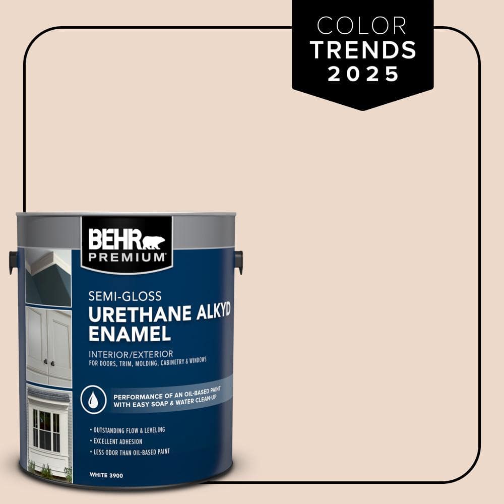 1 gal. #S210-1 Nutmeg Frost Urethane Alkyd Semi-Gloss Enamel Interior/Exterior Paint price history on PriceWatchPro