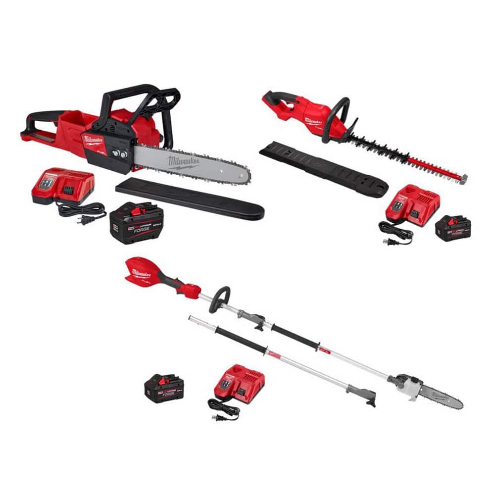 M18 FUEL 16 in 18V Brushless Battery Chainsaw Kit w 12.0 Ah Battery & M18 Rapid Charger, M18 Pole Saw, M18 Hedge Trimmer price history on PriceWatchPro