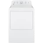 6.2 cu. ft. White Electric Vented Dryer with Wrinkle Care