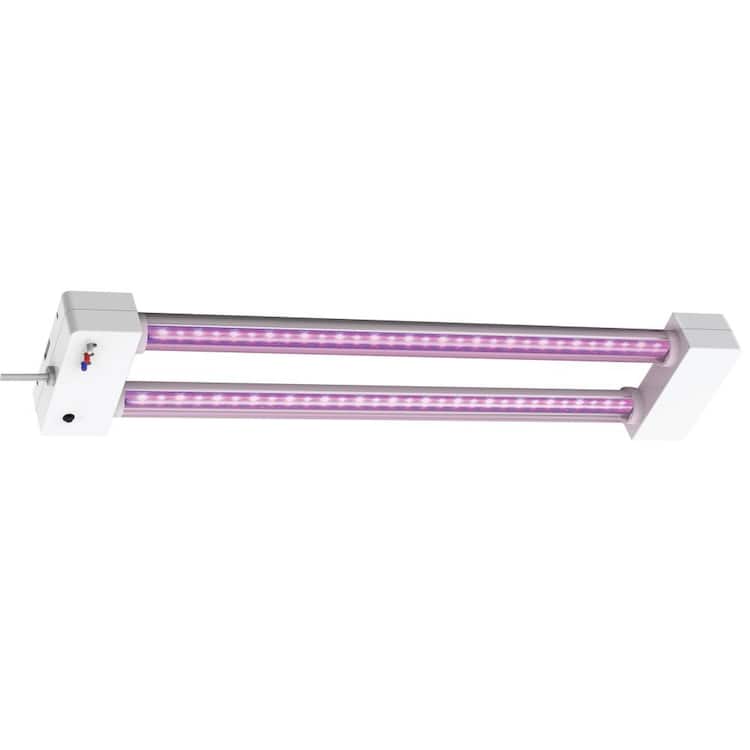 Feit Electric 24 in. 19-Watt White LED 3 Adjustable Spectrum Linkable Plant Grow Light Fixture White Adjustable Light